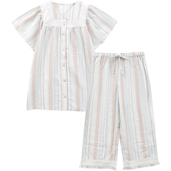 新品　キッドブルー　ルームウェア　ノースリーブ　ショート丈パンツ　セット　タグ付 新品 キッドブルー ルームウェア ノースリーブ ショート丈パンツ